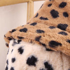 Spotted Pattern Plush Fisherman Hat C0288