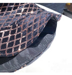 Mesh Pattern Sequin Fisherman Hat C0293