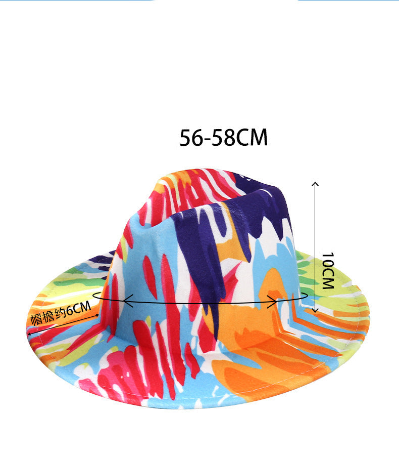 Tie-dye Top Hat C0306