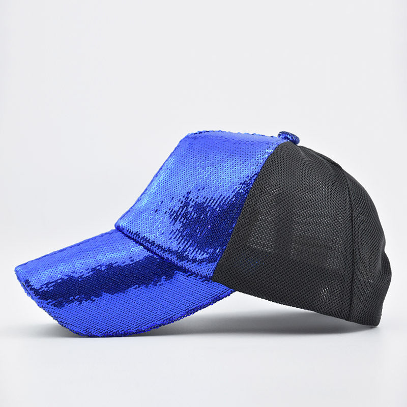 Sequin Mesh Cap C0378