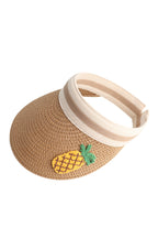 Fruit Straw Children Visor Cap C0429-S
