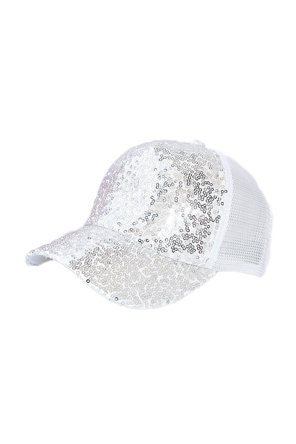 Sequin Children Size Mesh Cap C0435