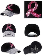 Ribbon Rhinestone Cap C0444
