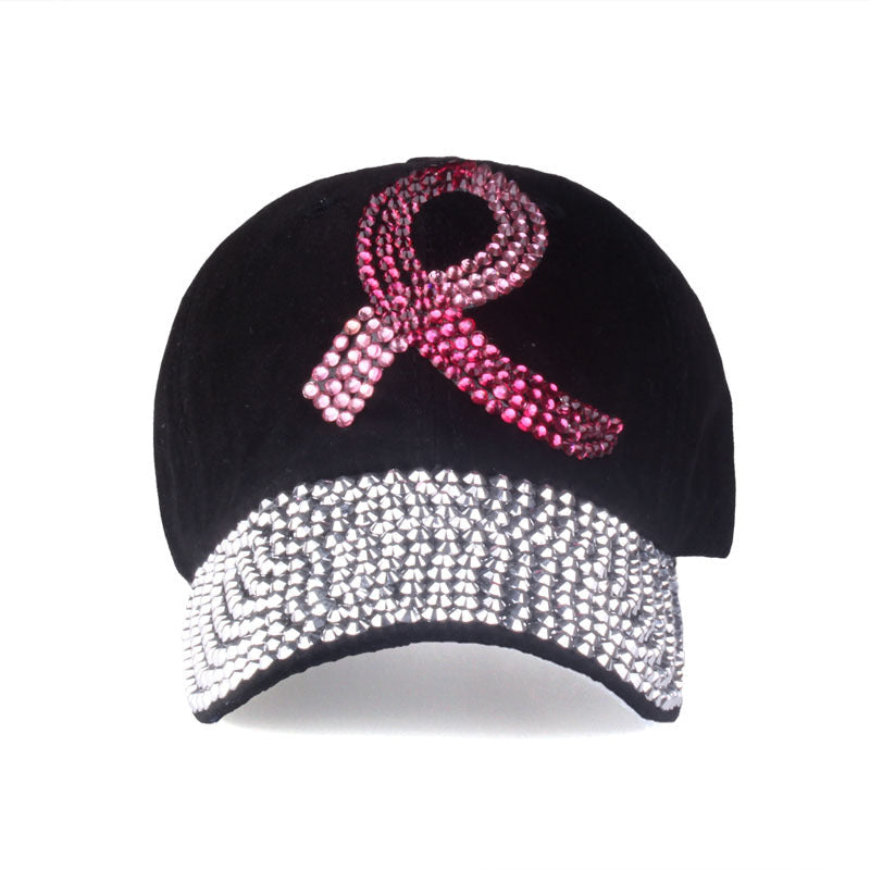 Ribbon Rhinestone Cap C0444