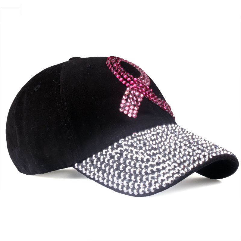 Ribbon Rhinestone Cap C0444