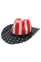 American Flag Printed Fedora Hat C0553