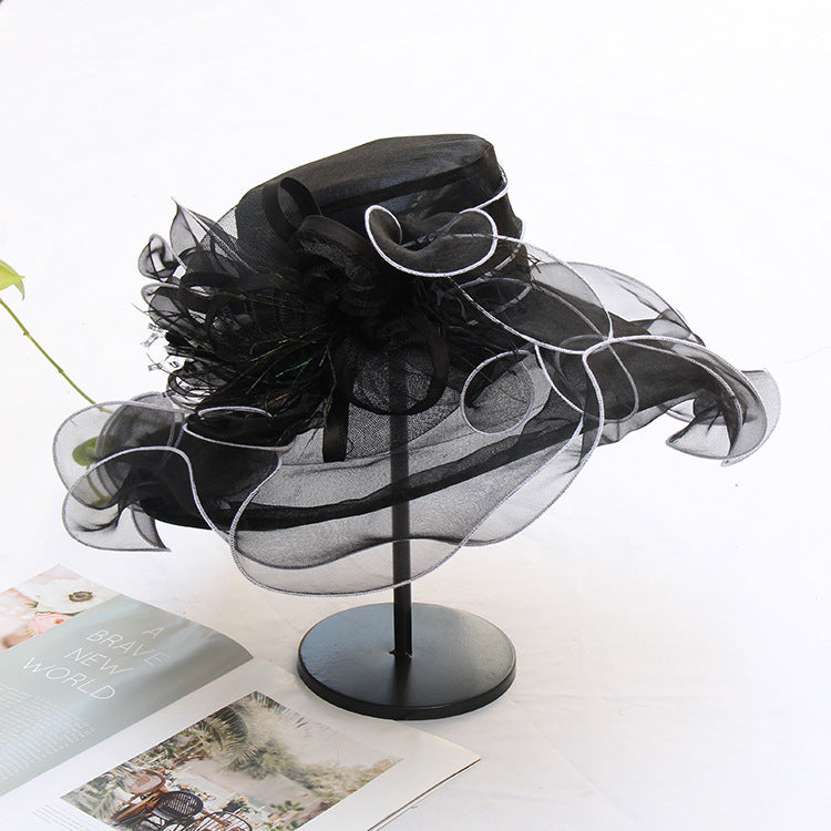 Flower Fedora Hat C0566