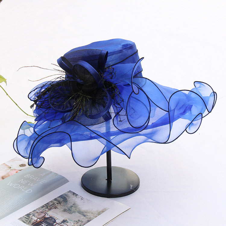 Flower Fedora Hat C0566