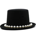 Pearl Stove-Pipe Hat C0574