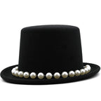 Pearl Stove-Pipe Hat C0574