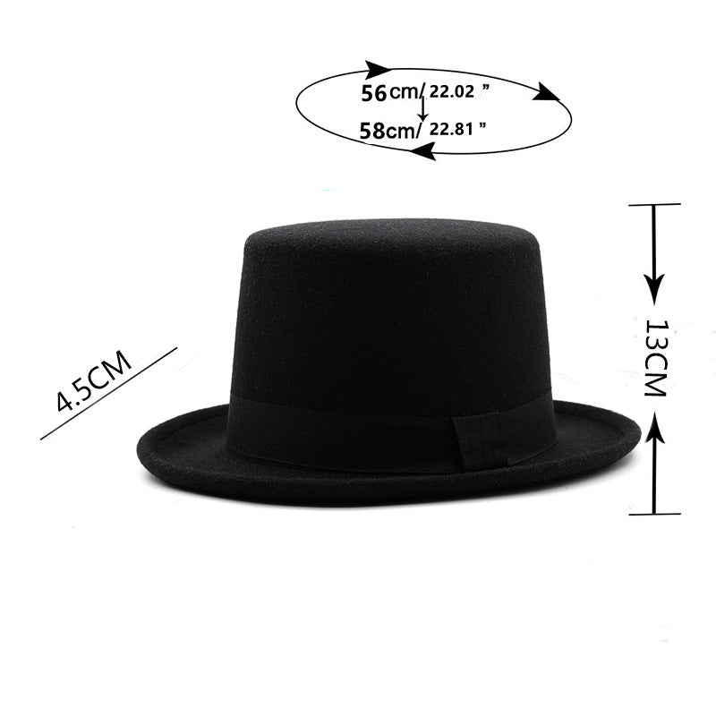 Pearl Stove-Pipe Hat C0574