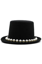 Pearl Stove-Pipe Hat C0574