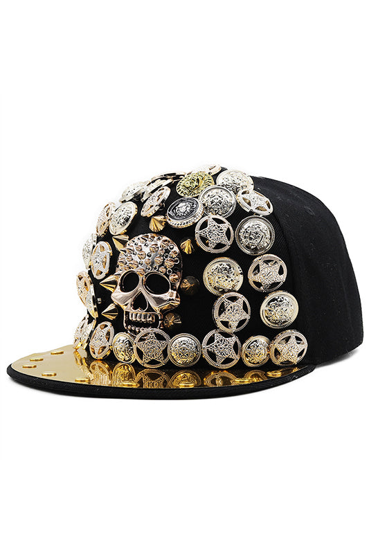Punk Skull Rhinestone Cap C0581 – view 2