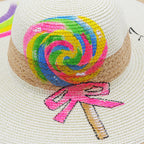 Lolip Straw Fedora Hat C0612