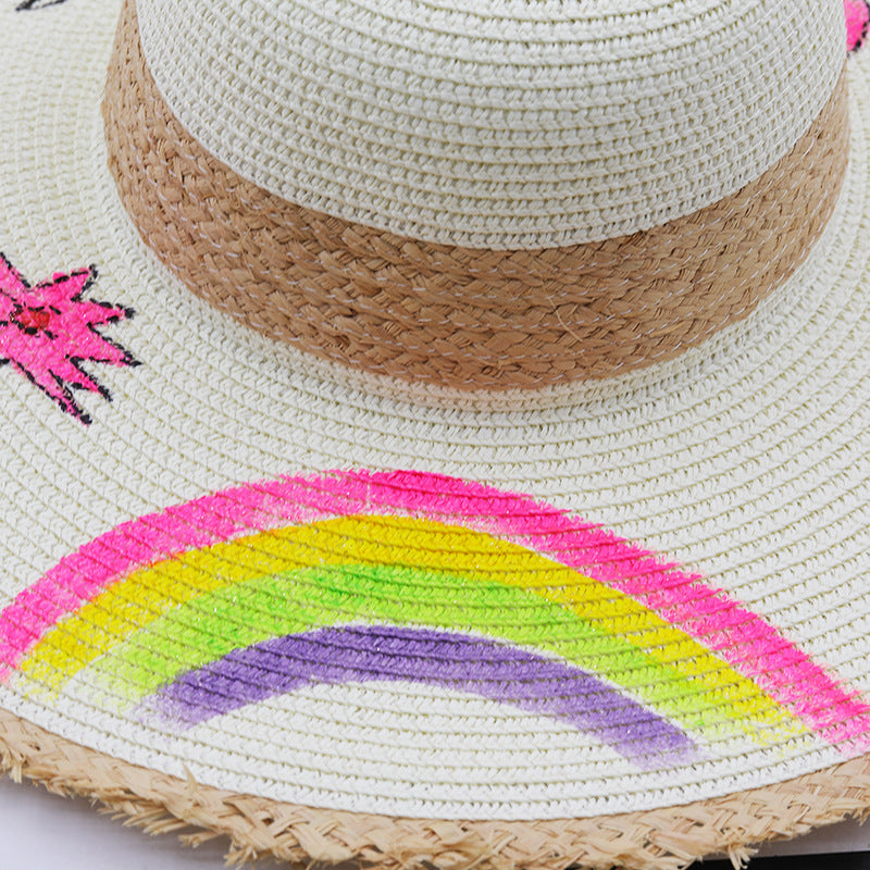 Lolip Straw Fedora Hat C0612