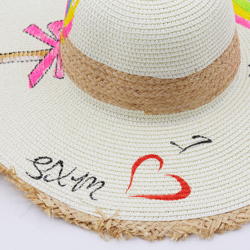 Lolip Straw Fedora Hat C0612