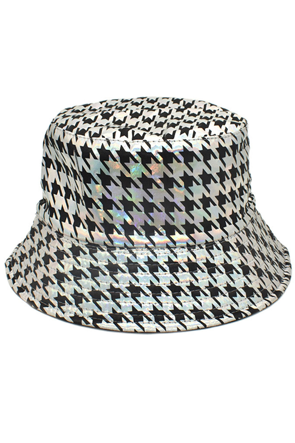 Houndstooth Printed Fishman Cap C0626