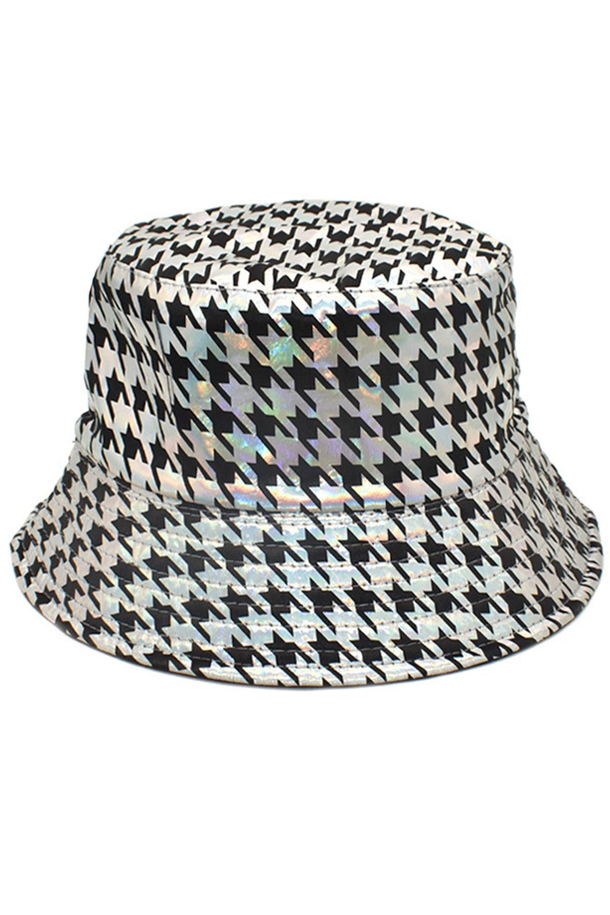Houndstooth Printed Fishman Cap C0626