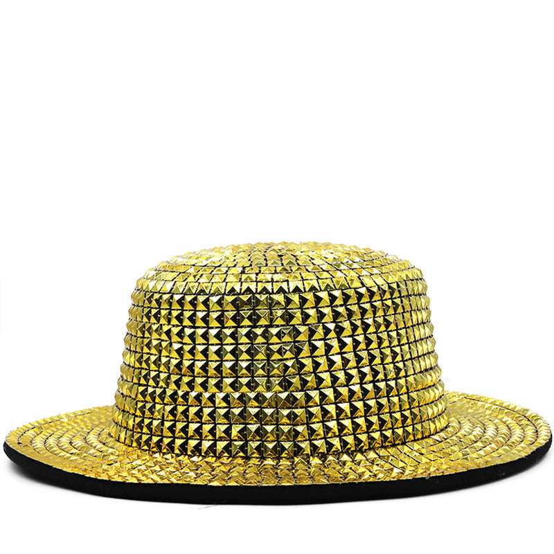 Rivet Woven Hat C0629