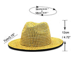 Rivet Woven Hat C0629
