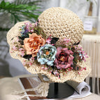Floral Straw Hat C0631