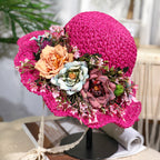 Floral Straw Hat C0631