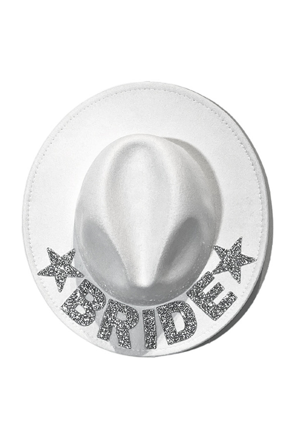 BRIDE Rhinestone Woven Fedora Hat C0656