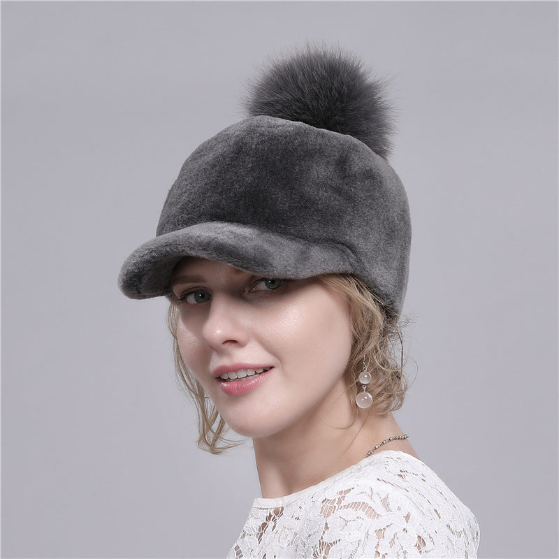 Pompom Woolen Hat C0680 – view 5