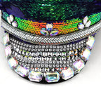Sequins Rhinestone Jazz Hat C0694