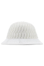 Pearl Rhinestone Bucket Hat C0695