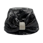 Sequin Chain Bow Bucket Hat C0813