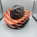 American Flag Cowboy Straw Hat C0817