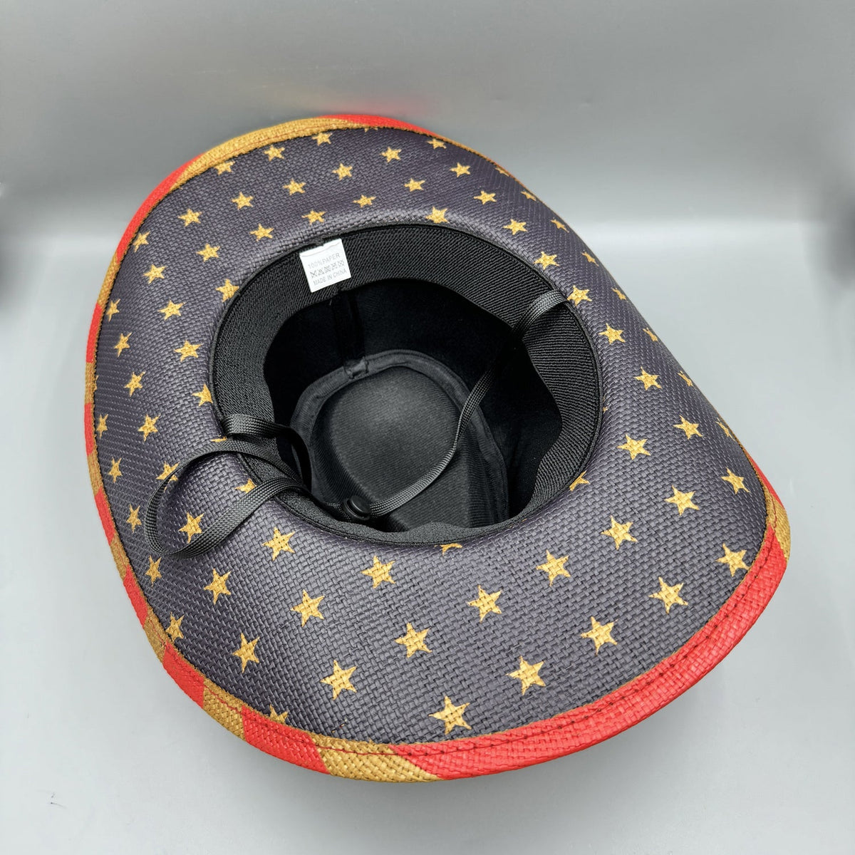 American Flag Cowboy Straw Hat C0817