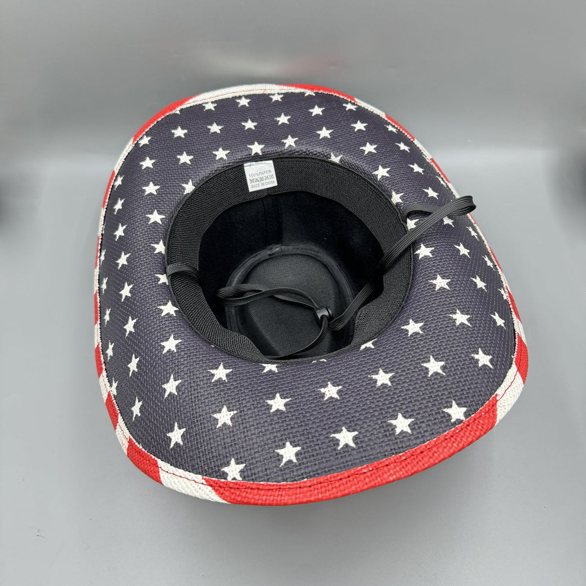 American Flag Cowboy Straw Hat C0817