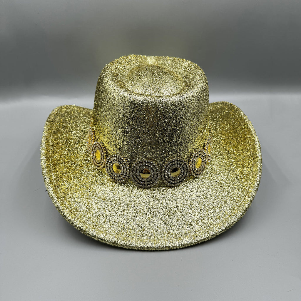 Sequin Rhinestone Cowgirl Hat C0829