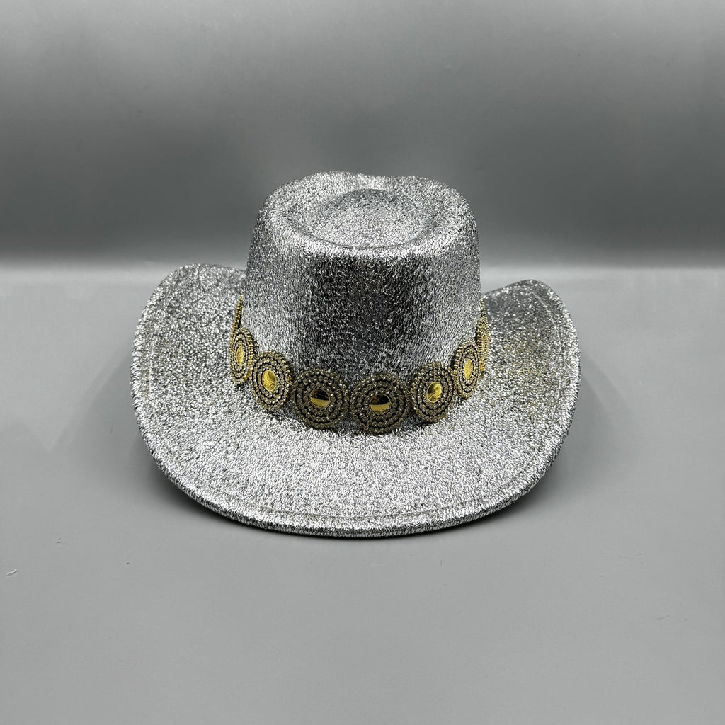 Sequin Rhinestone Cowgirl Hat C0829