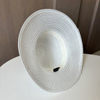 Floral Gauze Fedora Hat C0841
