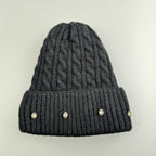 Skull Rhinestones Knit Beanie C0854