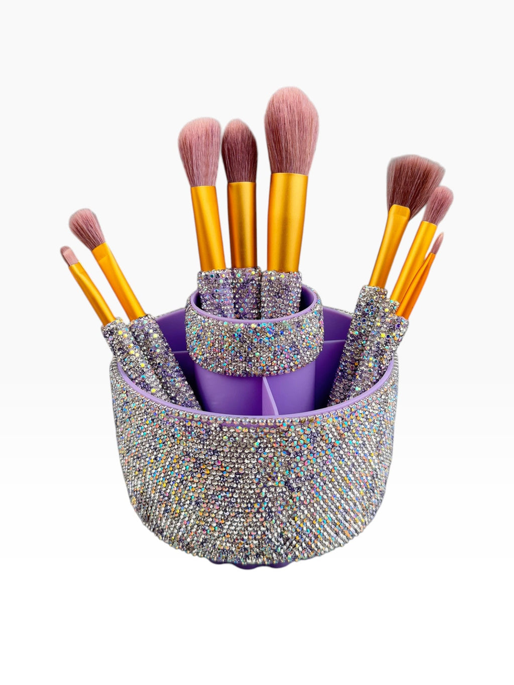 Ceramic Rhinestone Makeup Brush Rotatable Holder 5 Slot CR0001 - view 27