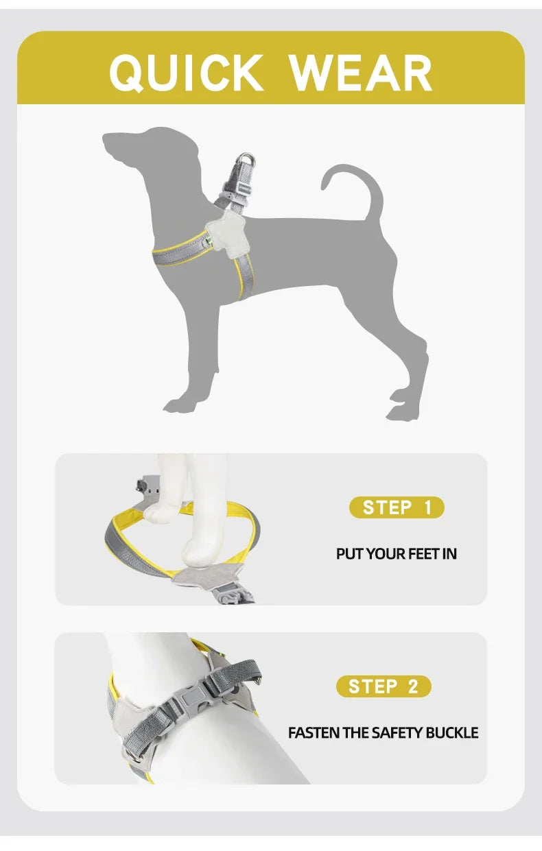 Ceramic Rhinestone Y Shaped Pet Harness Chest Strap CR0003 - Gold