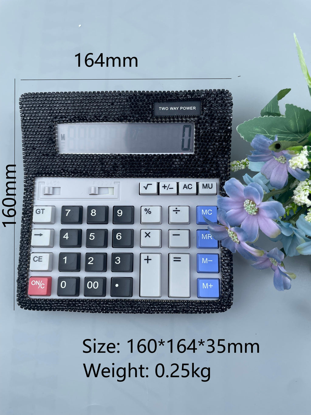 Ceramic Rhinestone Calculator CR0007
