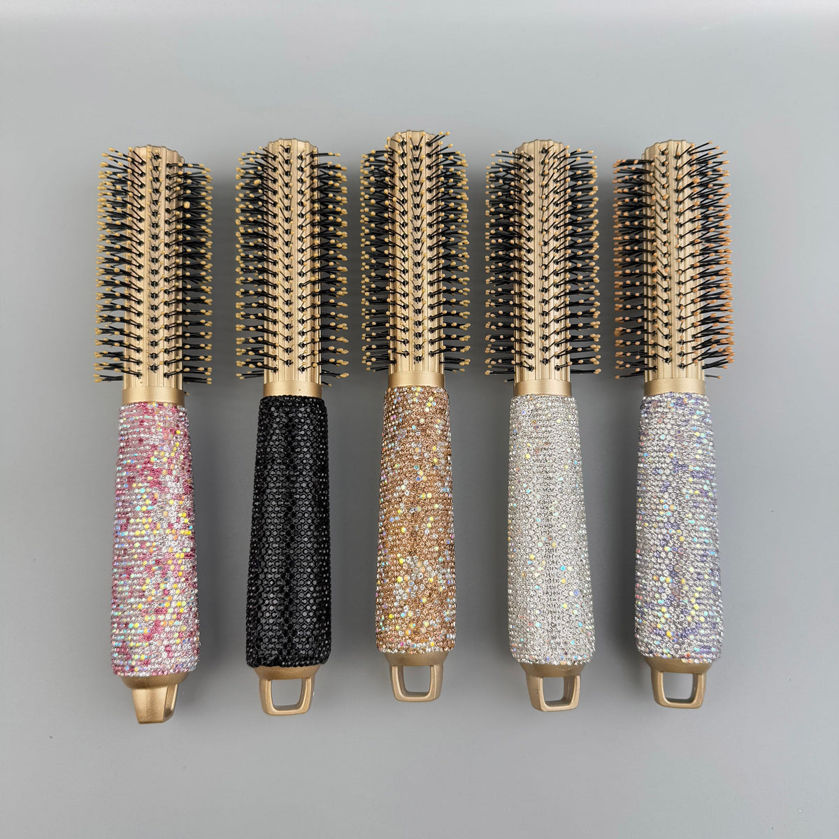 Ceramic Rhinestone Round Hair Brush CR0008 - view 7