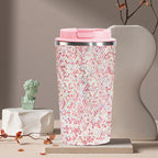 510ml Stainless Steel Ceramic Rhinestone Mug CR0014