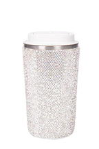 510ml Stainless Steel Ceramic Rhinestone Mug CR0014