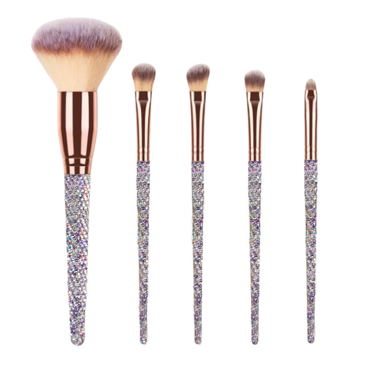 5-Piece Ceramic Rhinestone Makeup Brush Set CR0016 - view 12