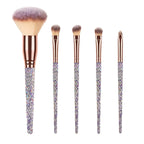 5-Piece Ceramic Rhinestone Makeup Brush Set CR0016 - view 12
