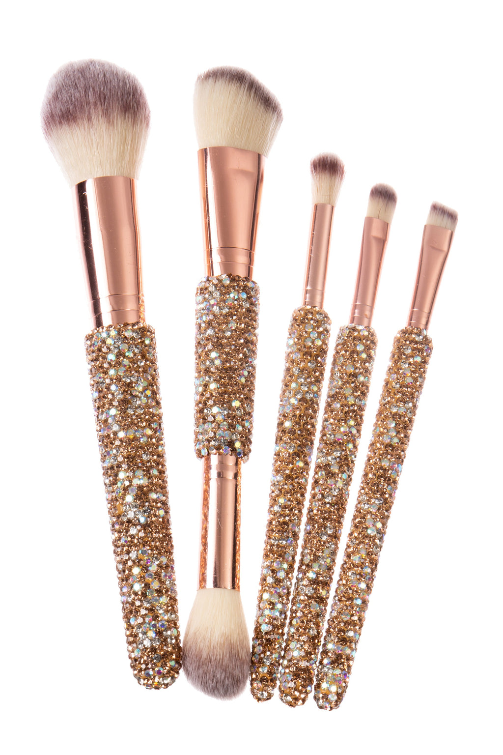 5-Piece Ceramic Rhinestone Makeup Brush Set CR0017 - view 11