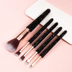 5-Piece Ceramic Rhinestone Makeup Brush Set CR0019