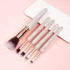 5-Piece Ceramic Rhinestone Makeup Brush Set CR0019 - view 2