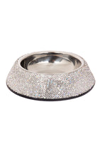 Ceramic Rhinestone Stainless Steel Pet Bowl CR0030